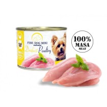 Fine Dog  консервы mini exclusive с птицей для собак - 100% мясо 15x200g