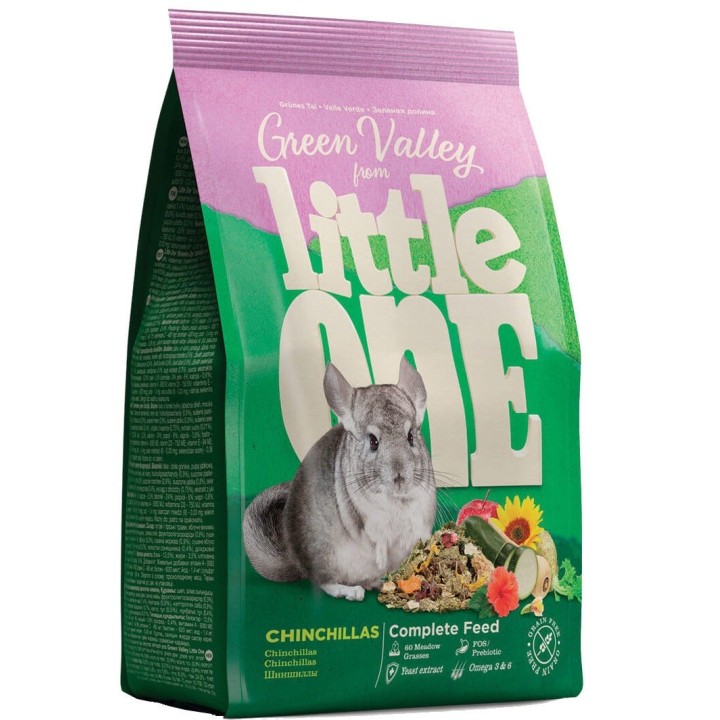 Little One täistoit green vally tšintšiljadele 750g