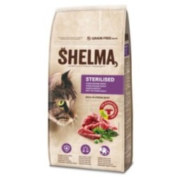 Shelma sterilised cat fresh beef 8kg