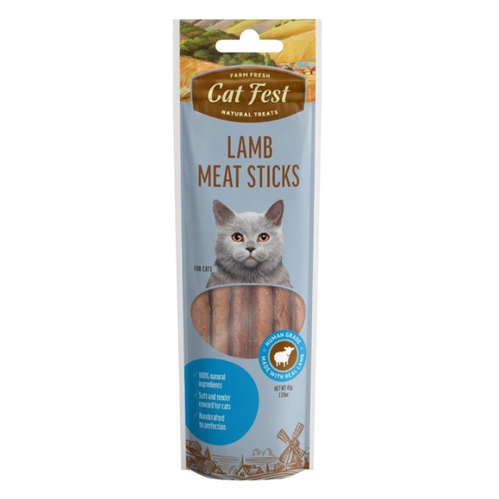 Cat Fest lamb meat sticks for cats 45g