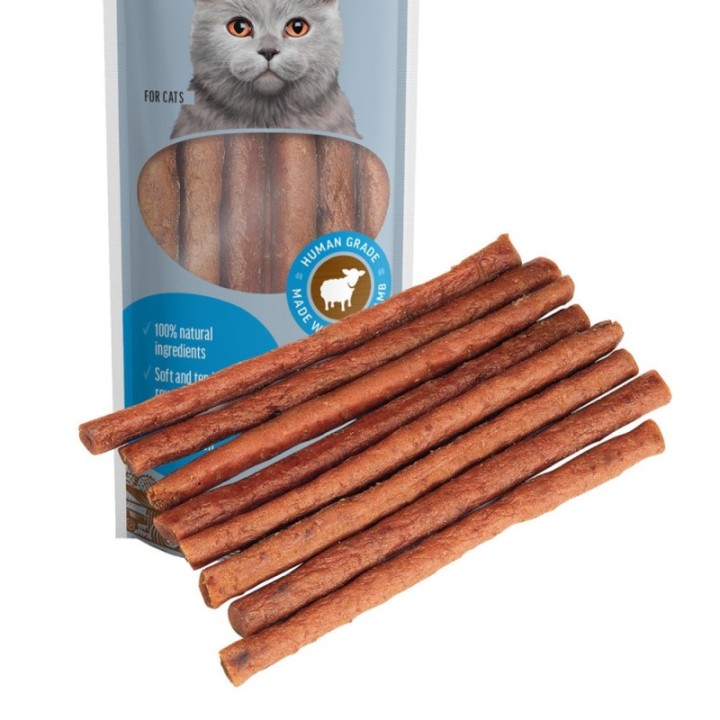 Мясные колбаски из мяса ягнёнка  для кошек45g