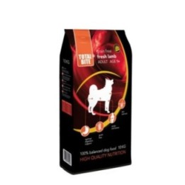 Total Bite корм для взрослых собак без глютена и зерновых со свежей бараниной  10 кг