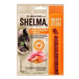 Shelma chicken and turmeric sticks for cats 15g