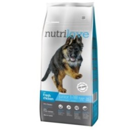 Nutrilove Junior L для щенят с курицей 12 кг
