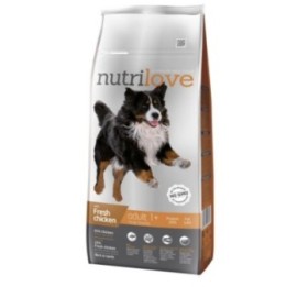 Nutrilove adult L fresh chicken dog food 12 kg