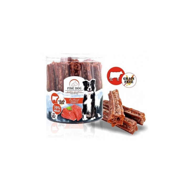 Fine dog XL beef chewing treats for dogs 25 pcs