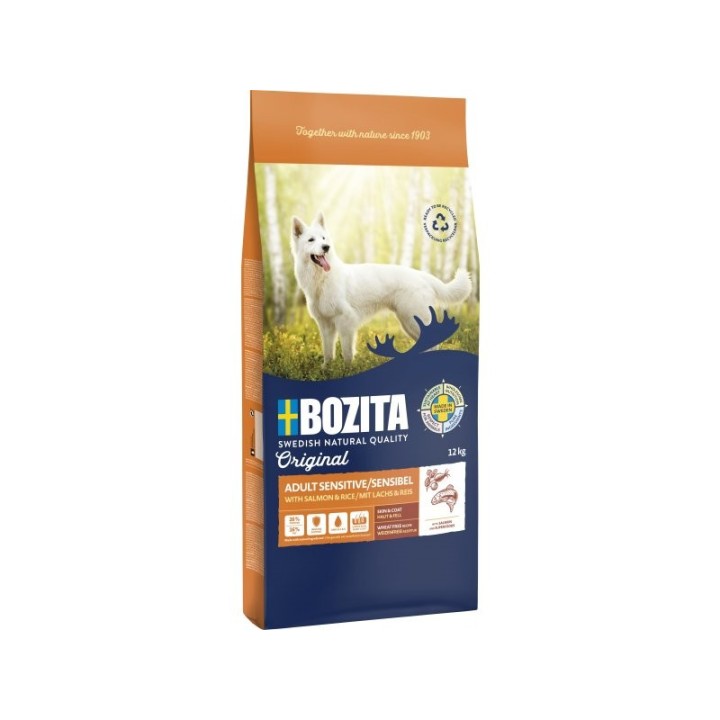 Bozita Original Adult Sensitive Skin&Coat WF 12kg