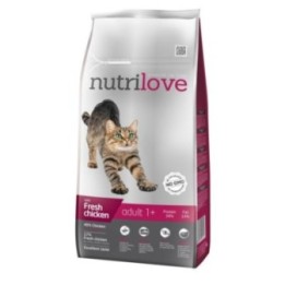 Nutrilove adult для взрослых кошек со свежей курицей 8 кг