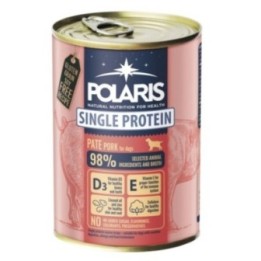 Polaris single-protein canned dog food with pork 400g