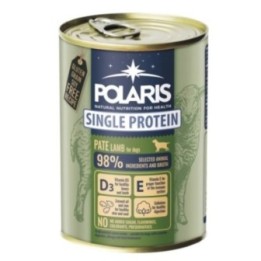 Polaris single protein lamb canned dog food 6x400g