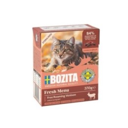 Bozita Sterilised Venison in Jelly 6x370g | venison pieces in jelly
