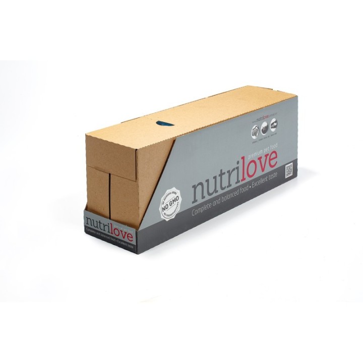 Nutrilove консервированный корм для кошек с курицей в соусе 28X85g