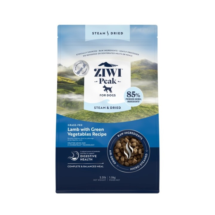 ZIWI® Peak dry dog food with lamb and green vegetables 1.5kg