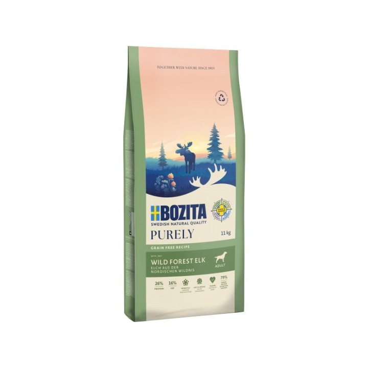 Bozita Dog Purely Adult ELK GRAIN FREE 11 kg