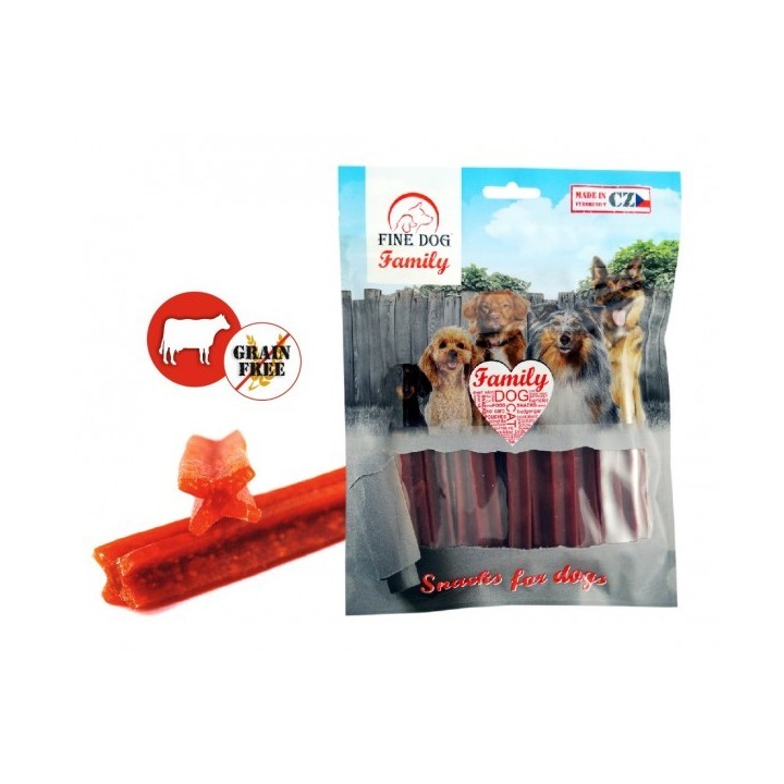 Fine Dog Family жевательные лакомства с говядиной для собак 200g