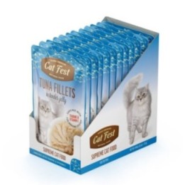 CatFest тунец в желе, влажный корм для кошек, 12 x 70 g