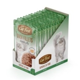 Duck fillets in jelly / Einekotike pardiga želees,märgtoit kassidele 12x70g