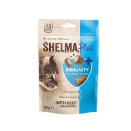 Shelma IMMUNITY beef and blueberry filled pillow treats 60g