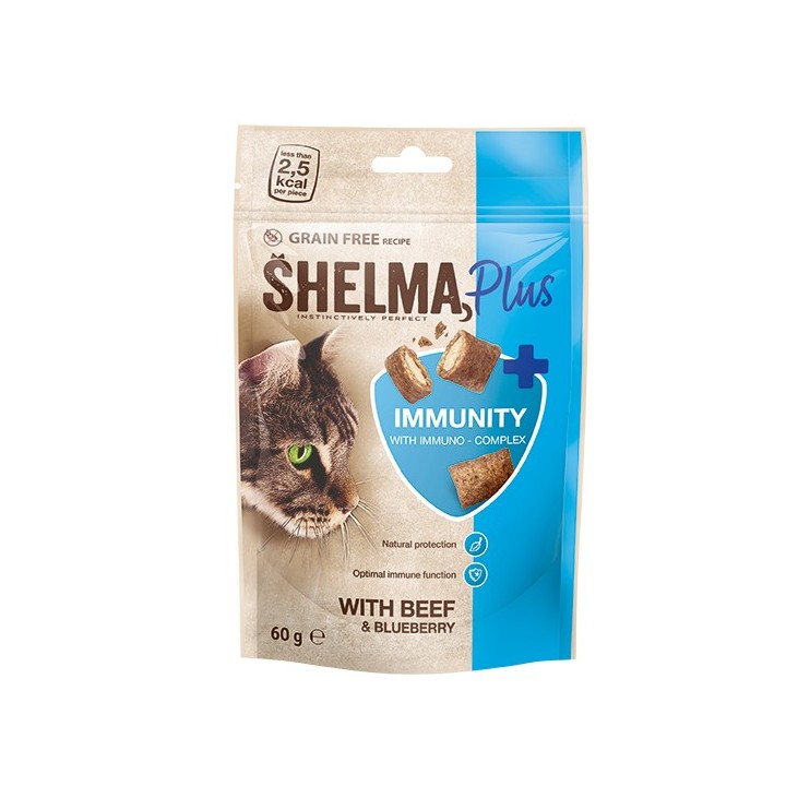 Shelma IMMUNITY  veise-ja mustika täidisega padjakesed 60g