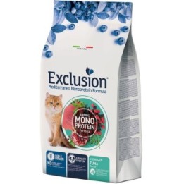Exclusion sterilised cat food with tuna 12 kg