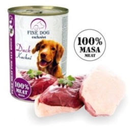Fine Dog  консервы с уткой для собак - 100% мясо 400g