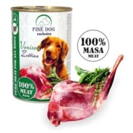 Fine Dog canned venison for dogs 100% meat 400g