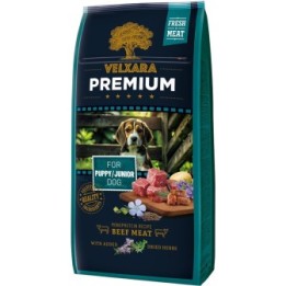Velxara PREMIUM  Puppy&junior kutsikatele veisega  12kg