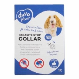 DUVOPLUS flea and tick collar PARASITE STOP for dogs 70CM