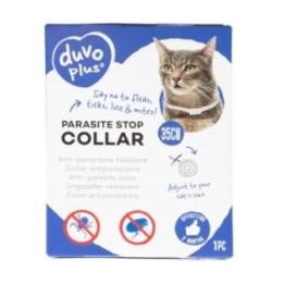 DUVOPLUS flea and tick collar PARASITE STOP for cats 35CM