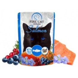 Fine cat Влажный корм для кошек с лососем, 300г