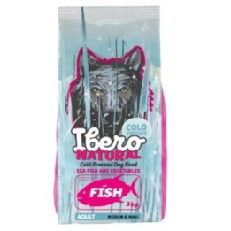 Ibero cold-pressed food for medium and large breeds, fish 12kg