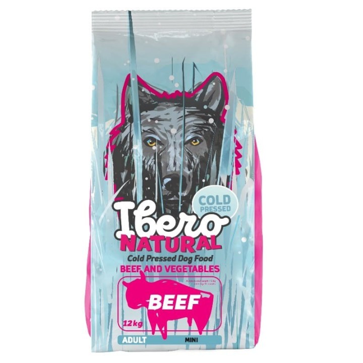 Külmpressitud toit Ibero väikestele tõugudele veisega 12kg