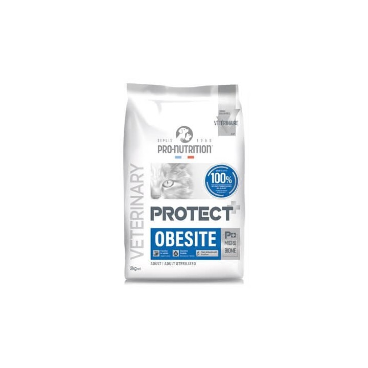 Pro-Nutrition Cat Obesite 2kg диетический корм для взрослых кошек всех пород