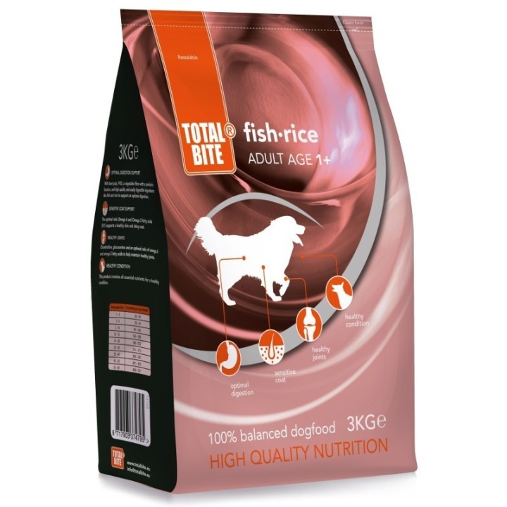 Total Bite Fish & Rice 3 кг