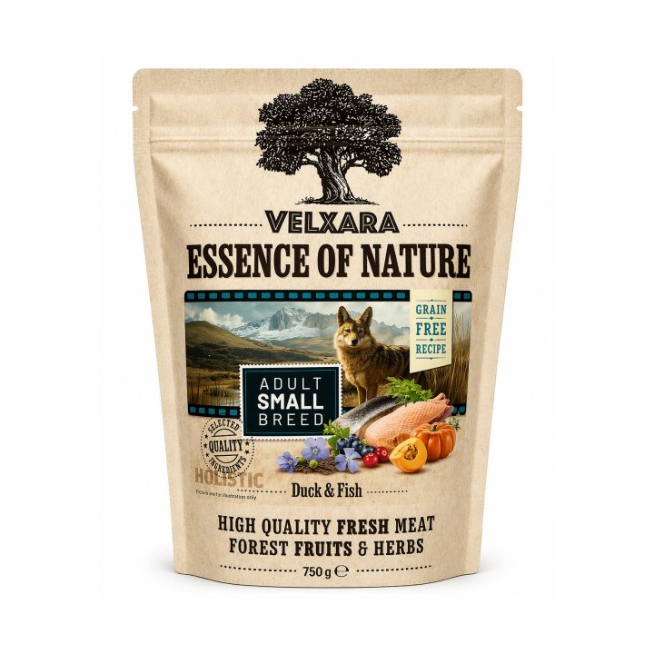 Velxara holistic for small breeds with duck and herring 750g