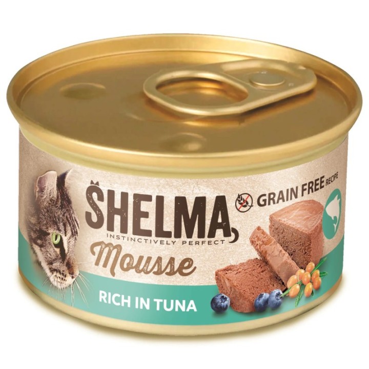 Mousse  тунец, черника и облепиха 12 x 85 г..