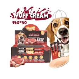 Uniq Pets vedelmaius koertele kana ja veisega, 15g x 50tk