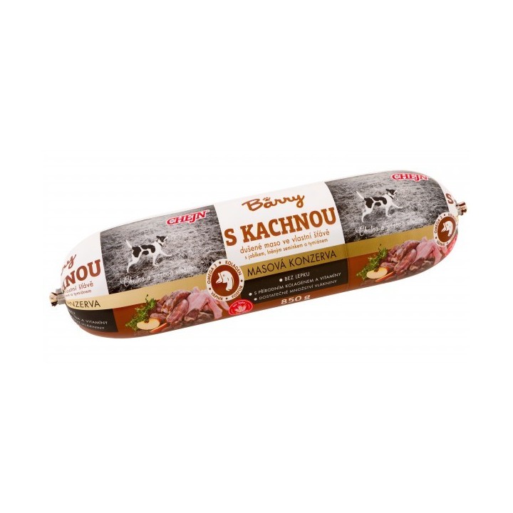 Мясная колбаса Chejn BARRY с уткой, яблоком, семенами льна и тимьяном, 850 г