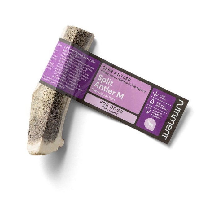 Rauh split deer antler, size M