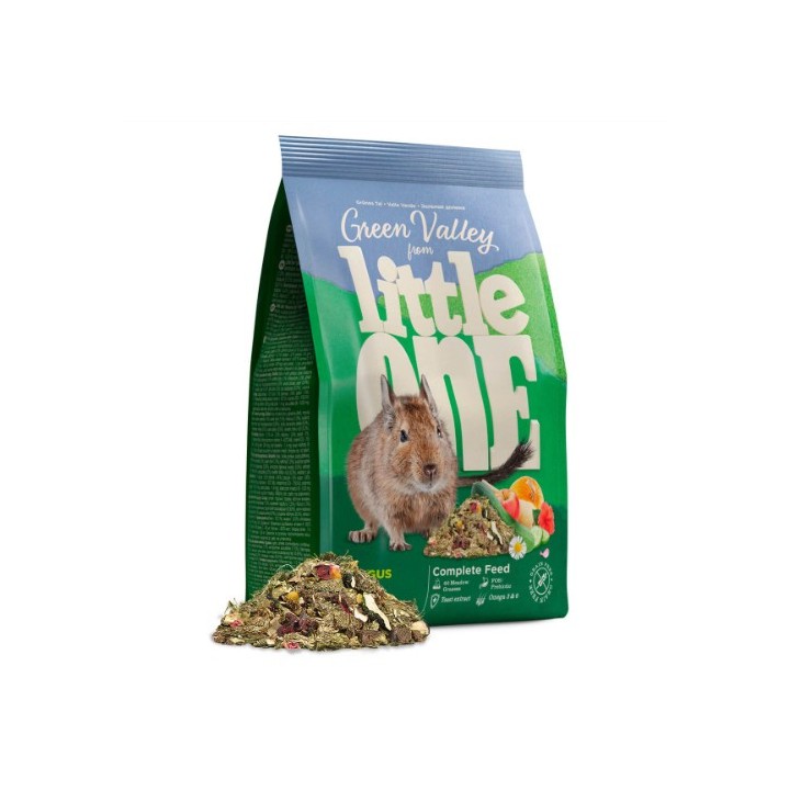 Little One «Зеленая долина». Корм из разнотравья для дегу 750G