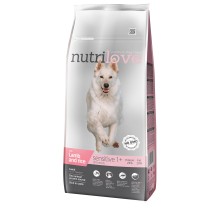 Nutrilove Sensitive для чувствительных собак с ягненком 12 кг