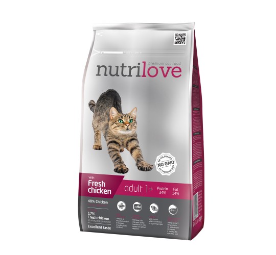 Nutrilove adult для взрослых кошек 1,5 кг