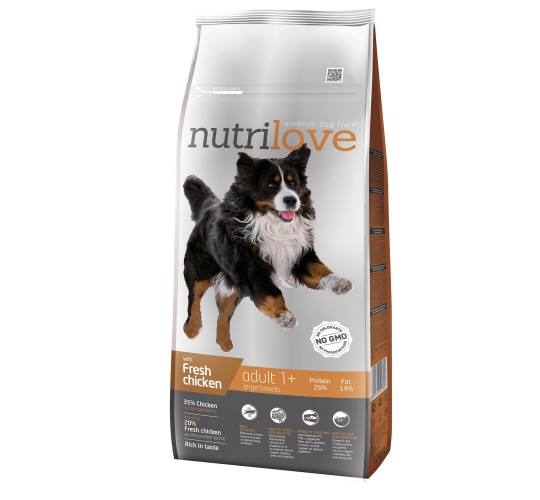 Nutrilove Adult L для взрослых собак 12 кг