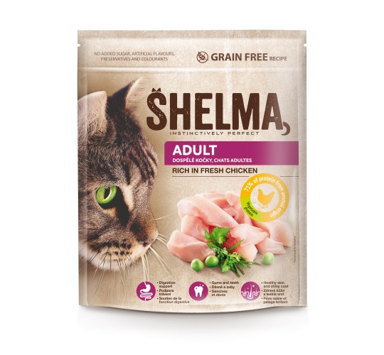 Shelma cat adult fresh chicken 750g