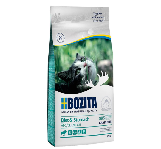 Bozita kassitoit diet&stomack põdraga 10kg