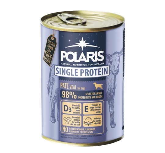 Polaris single protein pate veal 400g.