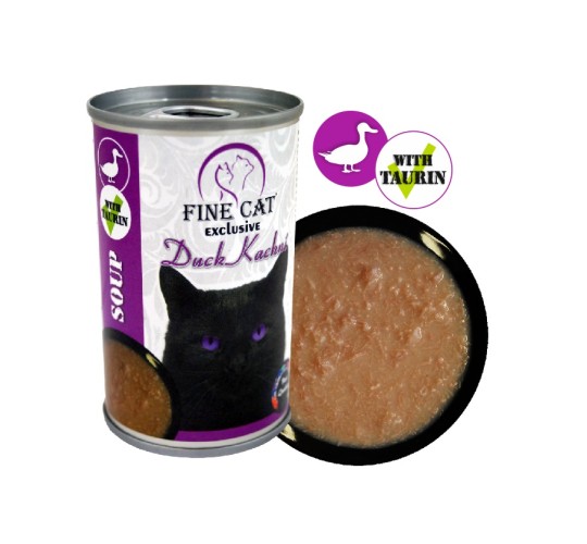 FINE CAT Exclusive Soup for cats DUCK 158g