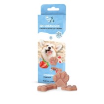 CoolPets maasikamaitseline jäätisesegu koertele