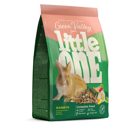 Little One “Green Valley” toit küülikutele 750g