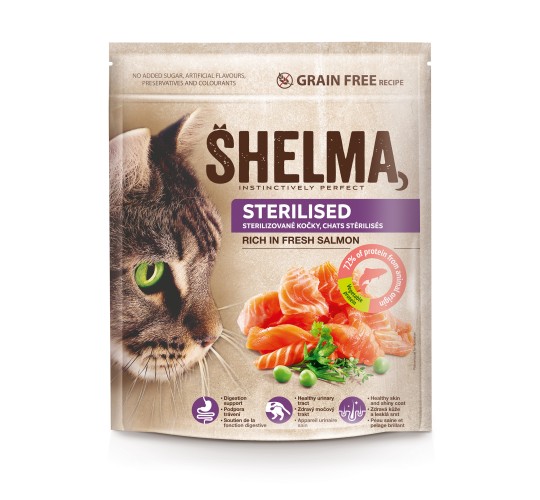 Shelma steril.kassidele värske lõhega,teraviljavaba 1,4kg